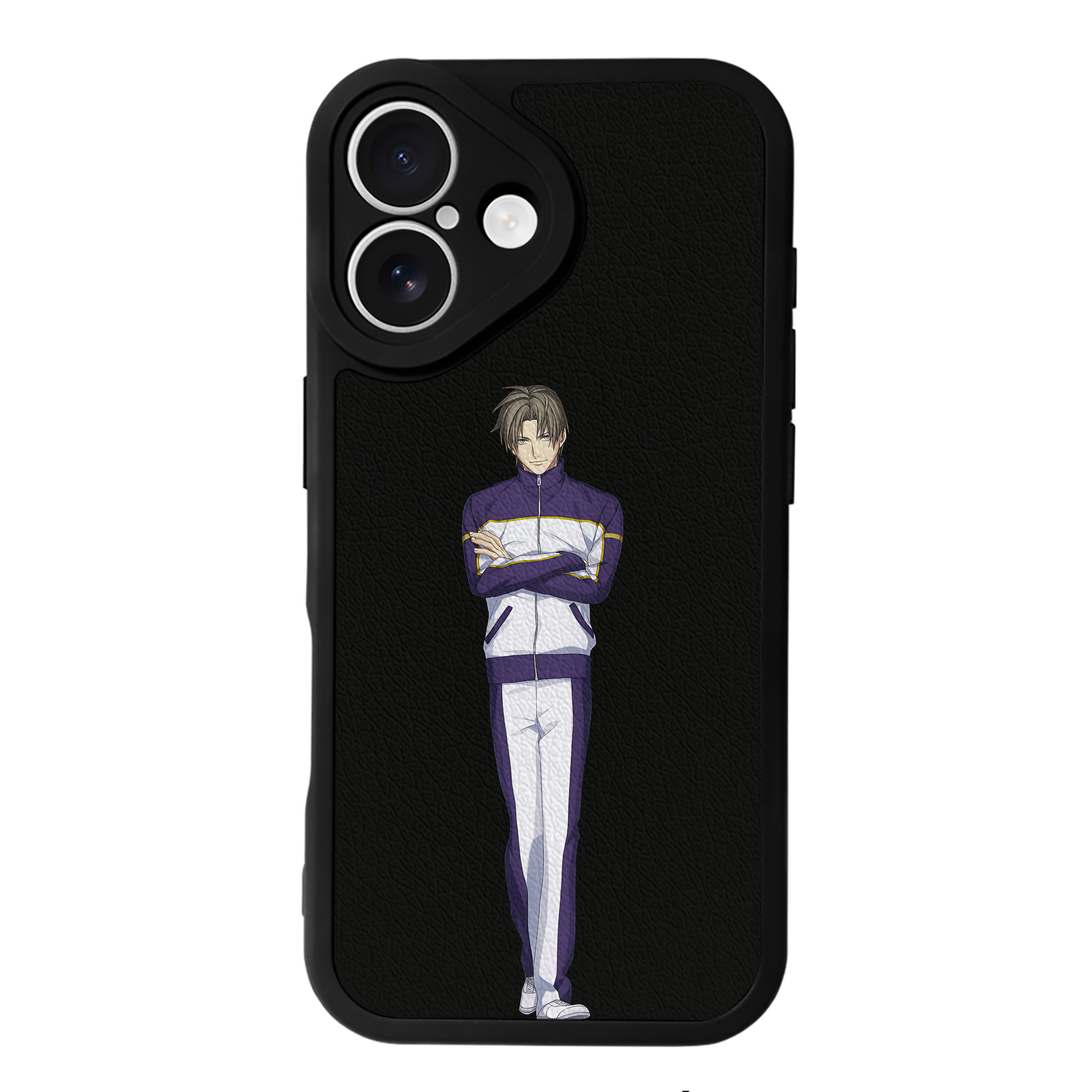 （画像用） 刀剣乱舞 Touken Ranbu 【iPhone 16シリーズ対応】シリコンスマホケース（レザー調） 材質：シリコン